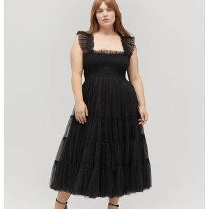 Hill House Home 2023 Collectors Edition black glitter tulle Ellie dress size XS